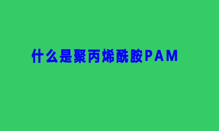 什么是聚丙烯酰胺PAM（PAM作用原理是什么）