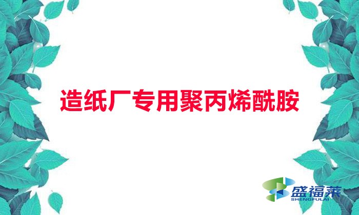 造纸厂专用聚丙烯酰胺（什么是造纸厂专用聚丙烯酰胺）