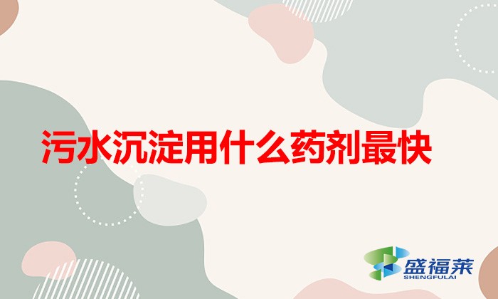 污水沉淀用什么药剂最快(污水污泥快速沉淀药剂的选择)