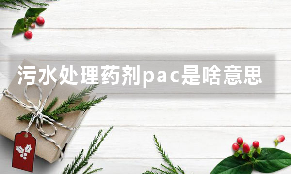 pac是啥意思（PAC是什么?有什么用?）