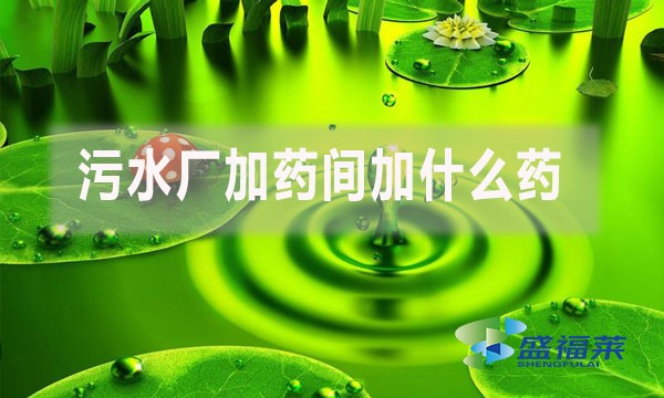 污水厂加药间加什么药？